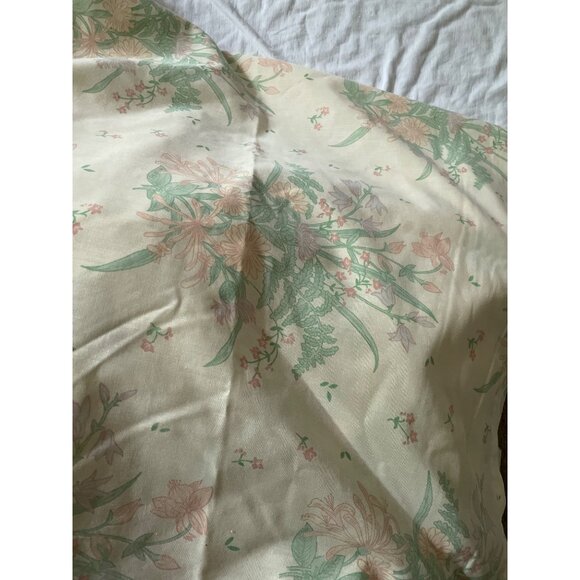 Lady Pepperell Grandeur Queen Flat Sheet Floral Pattern - Picture 8 of 8